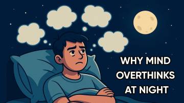 Why Mind Overthinks at Night | रात में दिमाग ज़्यादा क्यों सोचता है? कारण और समाधान हिंदी में
