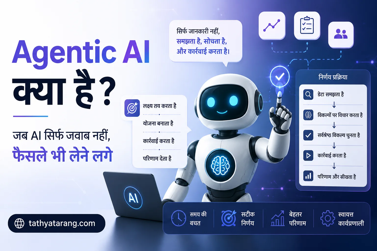 Agentic AI क्या है? जब AI सिर्फ जवाब नहीं, फैसले भी लेने लगे