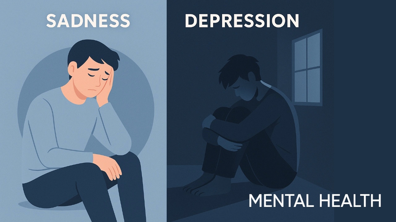 डिप्रेशन और उदासी का अंतर हिंदी में- Depression aur Sadness me Difference