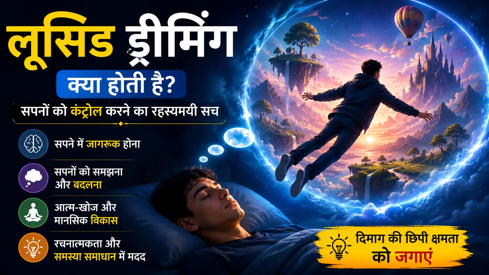 लूसिड ड्रीमिंग क्या होती है? जानिए सपनों को कंट्रोल करने के पीछे का वैज्ञानिक और रहस्यमयी सच