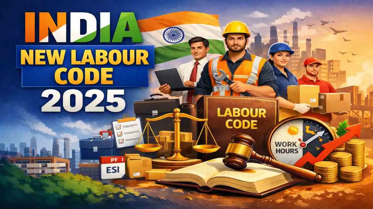 भारत के नए लेबर कोड्स लागू — जानिए क्या बदलेगा New Labour Codes